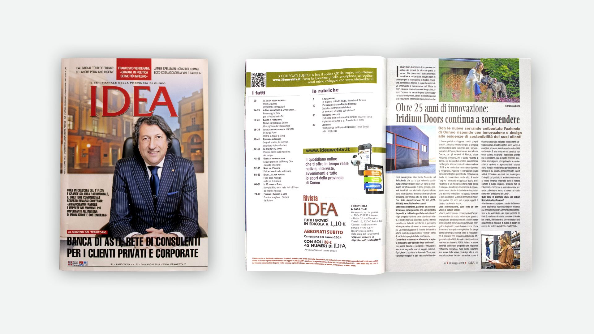 IDEA-IRIDIUM DOORS: Innovazione e Sostenibilità con le Serrande Coibentate