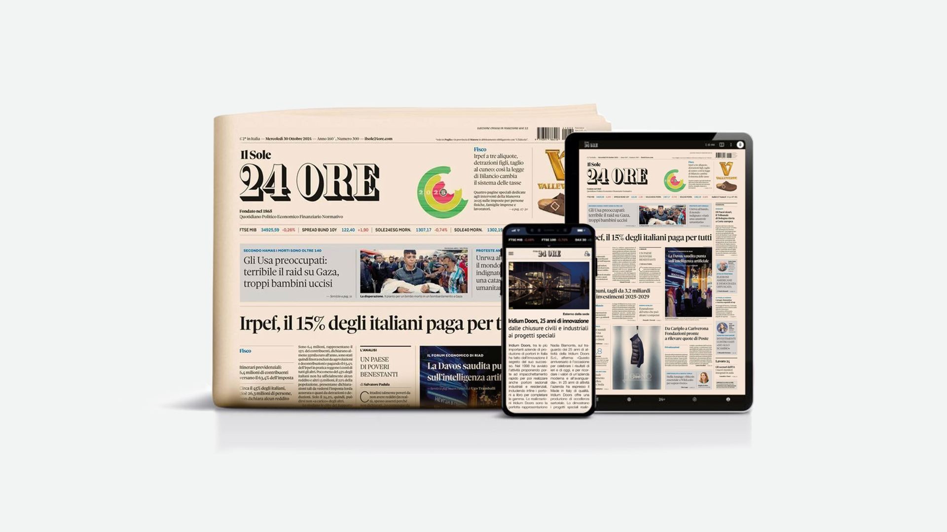 Il Sole 24 ORE- IRIDIUM DOORS: 25 Anni di Innovazione e Eccellenza