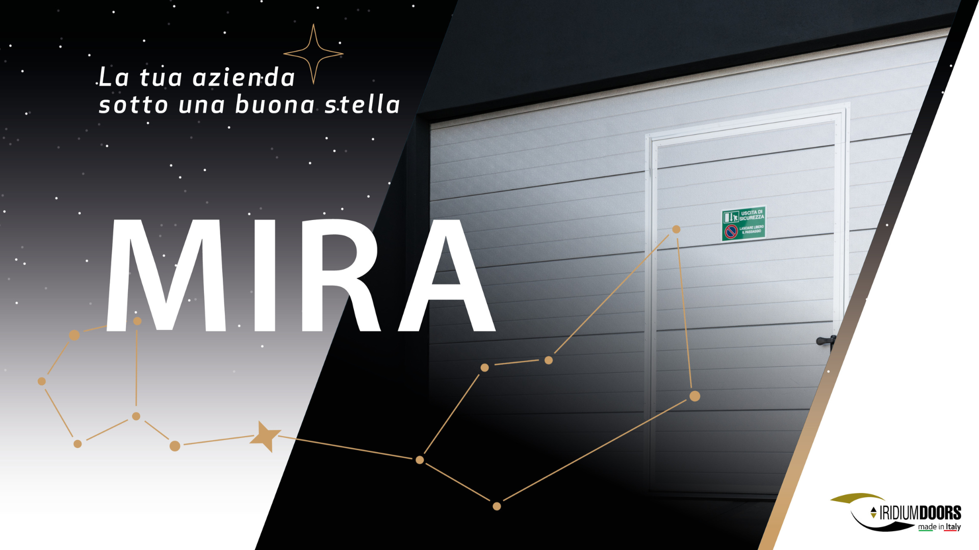 Portone Sezionale Industriale Mira | Isolamento, Sicurezza e Design | IRIDIUM DOORS