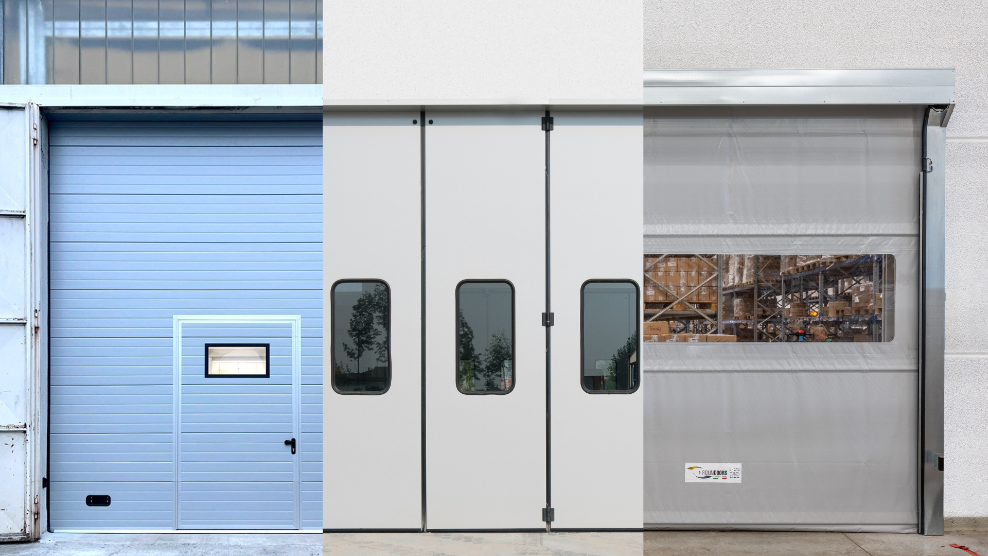 Portoni industriali su misura Made in Italy| IRIDIUM DOORS
